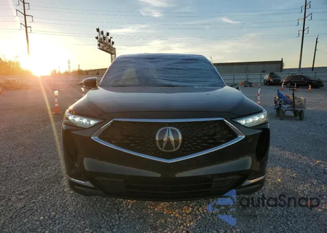 2022 Acura Mdx Technology z USA, uszkodzony, nr VIN 5J8YE1H47NL003115